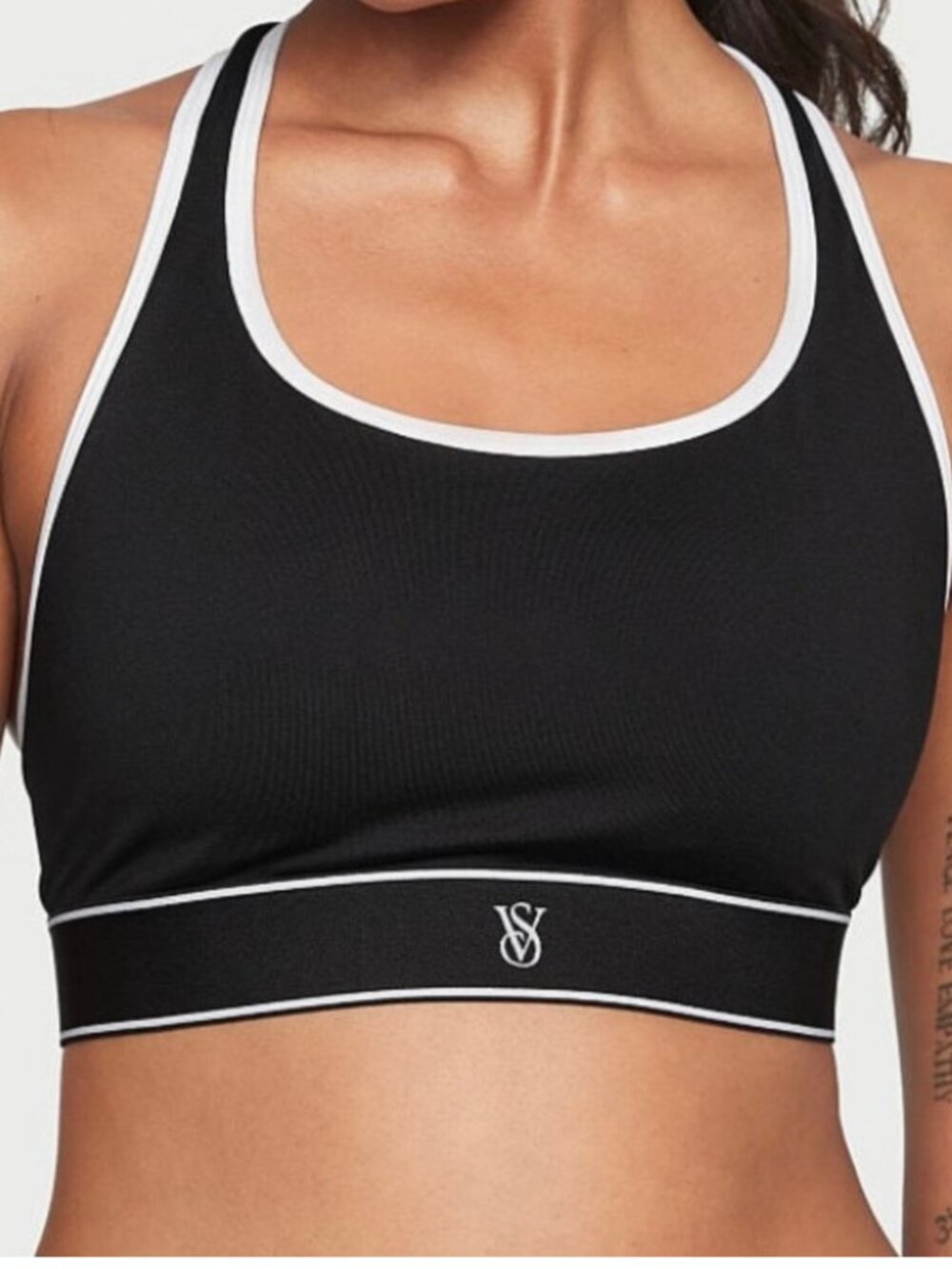 Victoria's Secret Player Sports Black Bra Size: XL